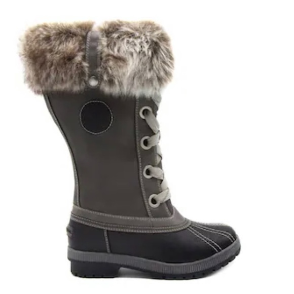 London Fog Melton Snow Boots - Picture 2 of 13
